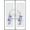 玻璃衣柜 玻璃移门 烤漆玻璃贴花 水移画