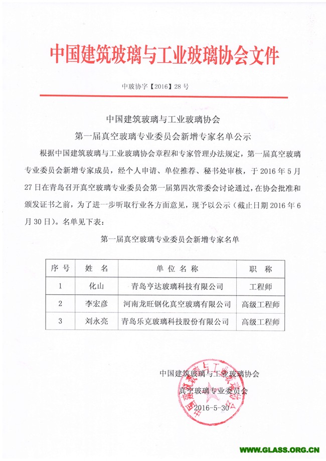 新增专家公示2