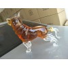 1000ml狗形玻璃酒瓶大狼狗造型工艺酒瓶创意玻璃酒瓶动物狗