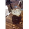 手工小老鼠造型玻璃白酒瓶吹制动物鼠型工艺酒瓶吹制玻璃瓶子