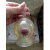 手工双层玻璃内画白酒瓶异形小花创意工艺酒瓶内部烤花工艺酒瓶